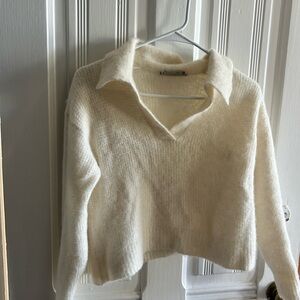 Everlane Alpaca Polo Sweater